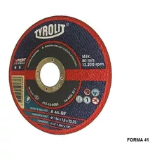 Disco Corte De Tyrolit Xpert 114 X 1,6 Mm Caja X 25 Un Amoladora 4 1/2 Plano 115x1,6 Hierro 114x1,6 Inoxidable