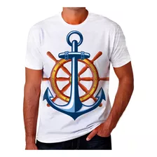 Camiseta Camisa Bússola Navio Barco Marinheiro Em Alta 05