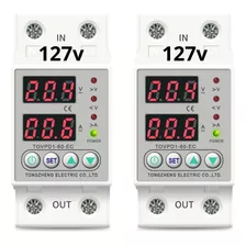 Rele Protetor Tensão E Corrente 63a 127v Bifásico