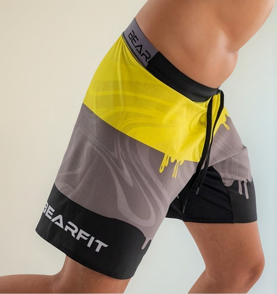 Bermuda Short Bearfit Dibu Crossfit Gym Colores Wombo
