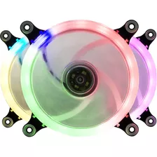 Kit C/3 Fan Ring Controlável Bfr-09rgb Led Rgb 120mm