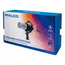 Micrófono Streaming Condensador Philco 31451 