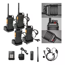 4 Radios Baofeng Bf-868 Walkie Talkie Uhf Con Manos Libres