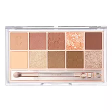 Paleta De Sombras Clio Pro Para Ojos, Mate, Brillante, Purp.