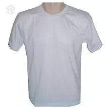 5 Camisetas 100% Poliéster Ideal Para Sublimação Atacado