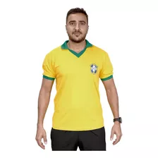 Camisa Seleção Brasileira Amarela Masculina