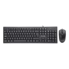 Kit Combo Teclado Mouse Wired Usb Philco