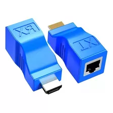 Cable Extensor Convertidor Hdmi A Rj45 30m Cat-5e Cat6