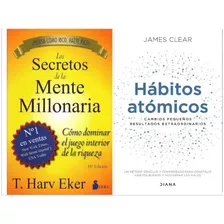 Hábitos Atomicos+secretos De La Mente Millonaria+regalo