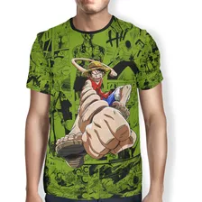 Camisa Camiseta Infantil Design Geek One Piece D.luffy Full