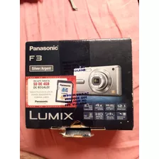 Lumix Panasonic F 3 Sólo La Caja Y El Manual 