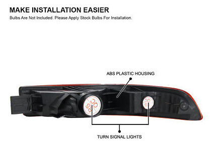 Fits 1994-1997 Acura Integra Amber Bumper Lights Parking Zzf Foto 3