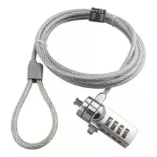 Candado Linga Cable De Acero Notebook Combinación Seguridad 