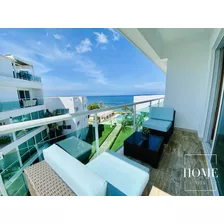 Precioso Penthouse Con Vista Al Mar De Venta Frente A Playa Semi-privada En Sosúa! [ Video Tour Disponible ]