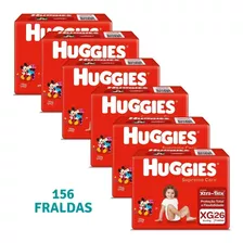 Fralda Huggies Disney Supreme Care Xg 26 Uni Kit 6 Pacotes