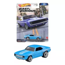 Hot Wheels Premium Chevy Camaro 1969 Color Azul