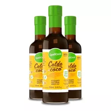 Kit 3 Néctar Calda De Coco Qualicoco 250ml