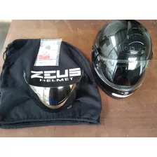 Capacete Zeus 508 N º 58 Escamoteável + Viseira Espelhada