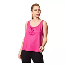 Blusa Feminina Sem Mangas Em Viscose Lecimar - Oferta