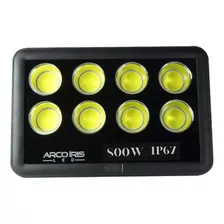 Refletor De Led 800w Bivolt Holofote Ip67 Branco Frio Campo