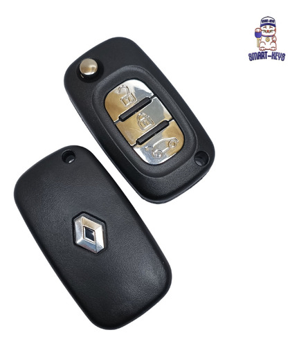 Carcasa Llave Control Fluence Clio Kangoo Modus Megane Logo! Foto 5