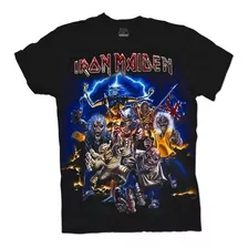 Camiseta Rock Iron Maiden Heavy Metal Adultos / Niños