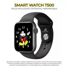 Smartwatch Genérica T500 1.54 Caja Negra, Malla Negra Color De La Caja Negro