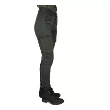 Calça Feminina Civ-tac Bolso Cargo Estilo Militar Verde