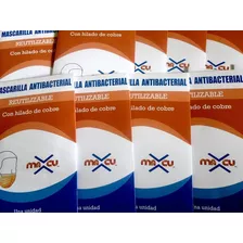 Mascarilla Cobre Antiviral Antibacterial Reutilizable