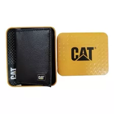 Billetera Cuero Cat Wallet Negro