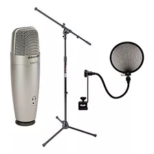 Samson C01u Pro Studio Microfono Condensador Usb + Stage 15