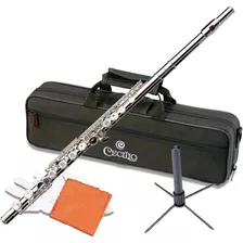 Kit Flauta Cecilio Infantil Em C Buraco Fechado