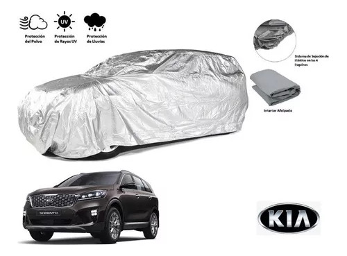 Lona Gruesa Afelpada Cubre Camioneta Suv Kia Sorento 2020 Foto 2