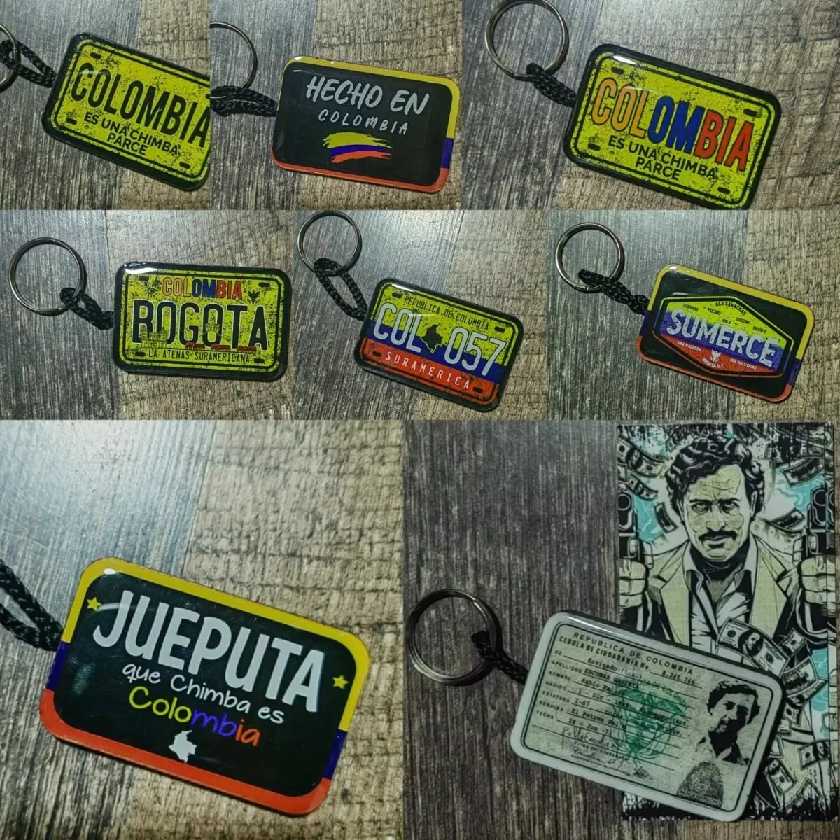 Llaveros Colombia Souvenir/regalo/colección
