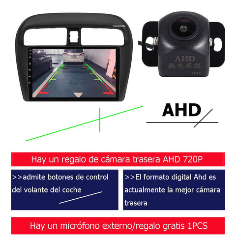 Auto Radio Estreo Android Gps Para Mitsubishi Mirage 16-21 Foto 2