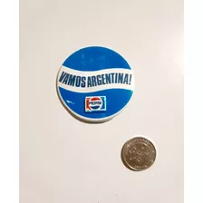 Pepsi. Mundial 78. Antiguo Pin Plástico. Unico!