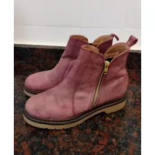 Botas De Cuero N39 Impecables Casi Sin Uso Botineta Borcegos