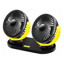 Ventilador Doble 360° Aire Interior De Automobil 12v