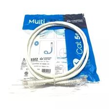 5x Patch Cord Furukawa Multilan Cat5e 1,5mt Branco 35103502