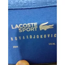 Remera Lacoste Novak Djokovic Color Azul Talle Xl Perfecta