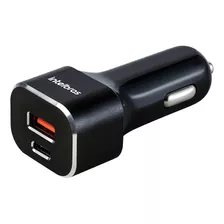 Carregador Veicular Usb - Ecv 11 Power 38w Intelbras Cor Preto