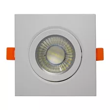 Spot Embutir Quadrado Led 12w Bivolt Sanca Gesso