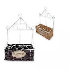 Canasta Colgante Rectangular Para Flores