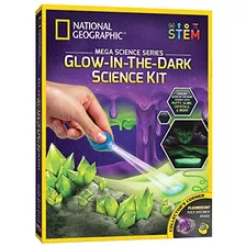 Mega Science Kit Glow In The Dark Lab Crystals Slime Pu...