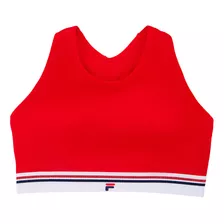 Lili Pink Top Fila Sin Costuras Tf023 Top Rojo Tm