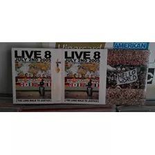 Box 4 Dvds Live8 2005 (disco 2 Com Defeito De Fábrica)