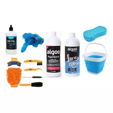 Kit Limp. Bike 6 Pçs + Máq. + Desengraxante + Óleo + Shampoo