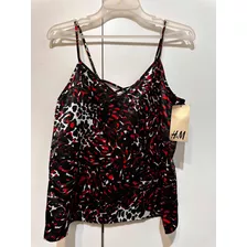 Blusa Bata Cetim H&m Tamanho 36,38,40,42 Nova Perfeita Natal