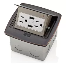 Enchufe Inteligente Leviton Con 2 Enchufes, 2 Puertos Usb, C