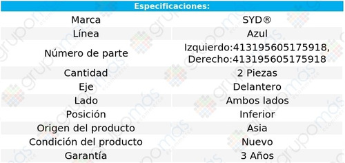 2 Rtulas Del Inf Syd Lnea Azul Micra Nissan 05/08 Foto 3